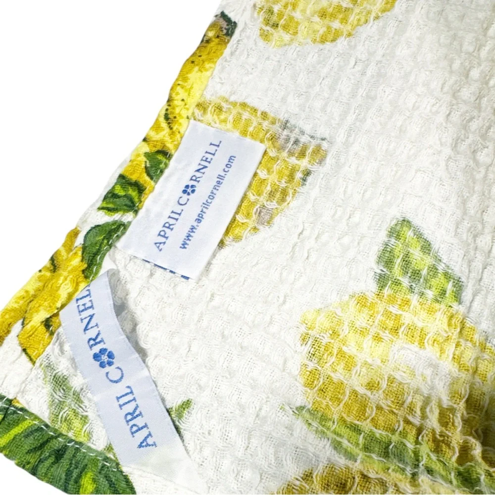NEW ApriL Cornell LEMON THEMED Kitchen Towel Set/3
